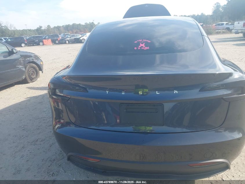 2024 Tesla Model 3 Long Range Dual Motor All-Wheel Drive/Rear-Wheel Drive VIN: 5YJ3E1EA8RF853203 Lot: 43769870
