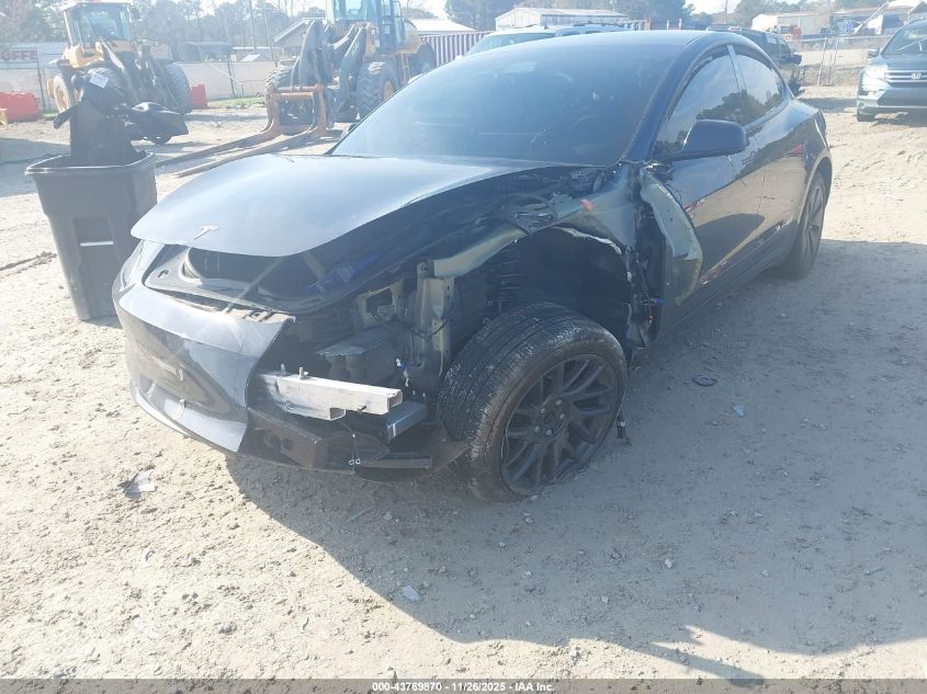 2024 Tesla Model 3 Long Range Dual Motor All-Wheel Drive/Rear-Wheel Drive VIN: 5YJ3E1EA8RF853203 Lot: 43769870