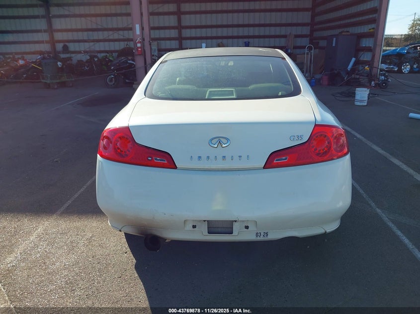 2007 Infiniti G35 VIN: JNKCV54E37M904668 Lot: 43769878