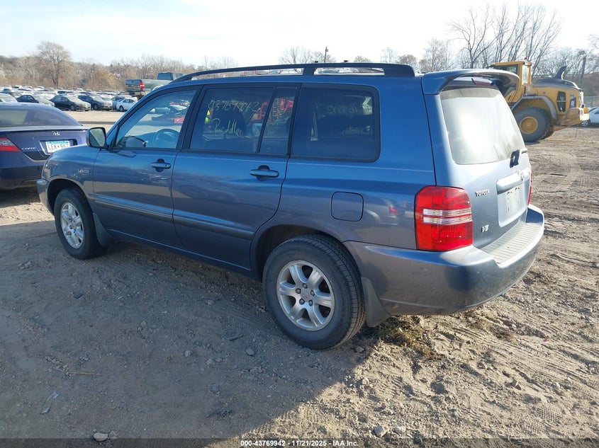 JTEGF21A330088252 2003 TOYOTA HIGHLANDER photo no. 3