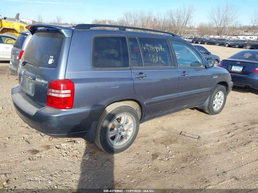 JTEGF21A330088252 2003 TOYOTA HIGHLANDER photo no. 4