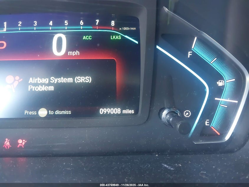 2019 Honda Odyssey Elite VIN: 5FNRL6H9XKB001116 Lot: 43769949