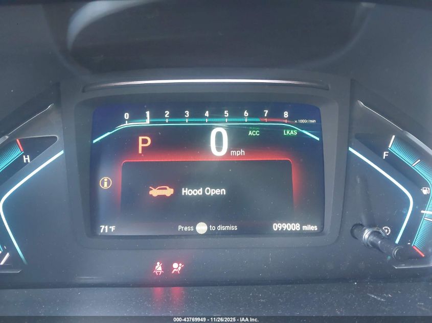 2019 Honda Odyssey Elite VIN: 5FNRL6H9XKB001116 Lot: 43769949