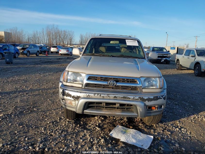 2000 Toyota 4Runner Limited V6 VIN: JT3HN87R1Y0300279 Lot: 43769989