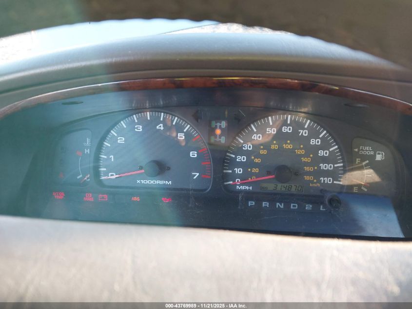 2000 Toyota 4Runner Limited V6 VIN: JT3HN87R1Y0300279 Lot: 43769989