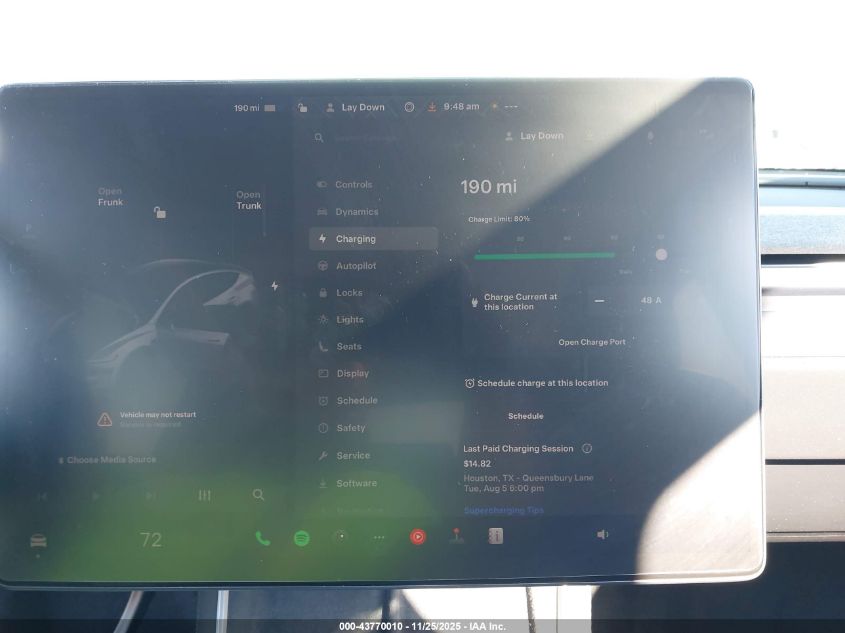 2026 Tesla Model Y Long Range Dual Motor All-Wheel Drive/Long Range Launch Series VIN: 7SAYGDEE8TA401988 Lot: 43770010