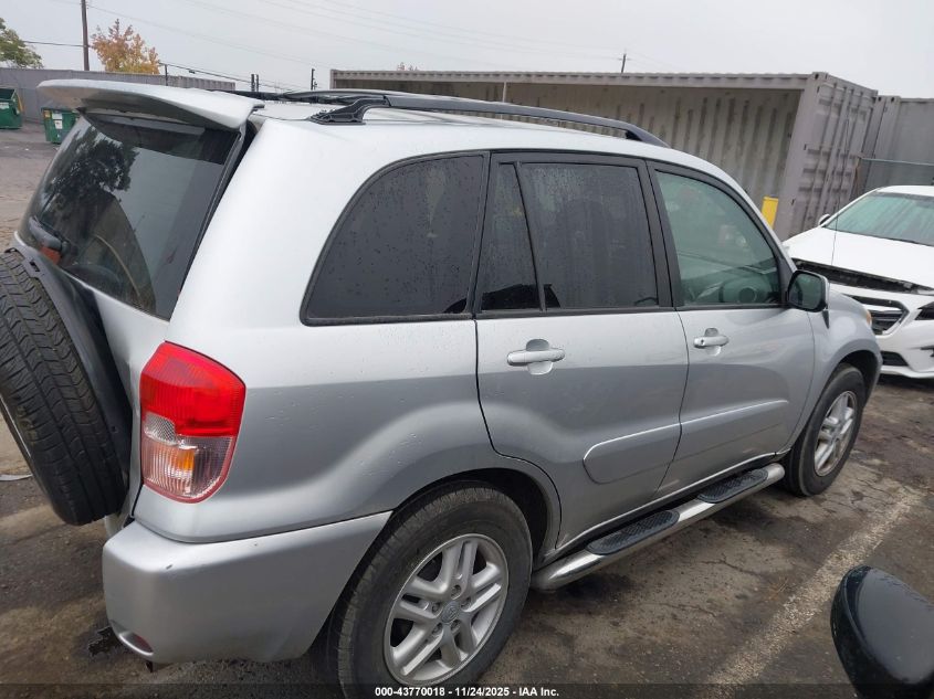 2003 Toyota Rav4 VIN: JTEGH20V030111582 Lot: 43770018