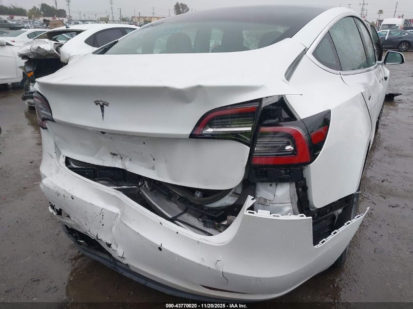 2020 Tesla Model 3 Standard Range Plus Rear-Wheel Drive/Standard Range Rear-Wheel Drive VIN: 5YJ3E1EA5LF659834 Lot: 43770020