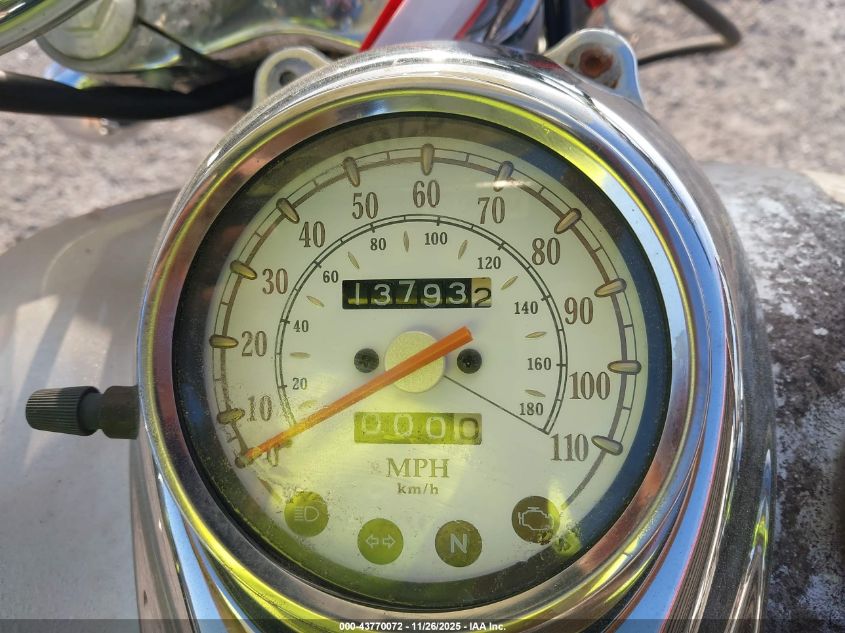 2006 Yamaha Xvs65 A VIN: JYAVM01E26A090013 Lot: 43770072