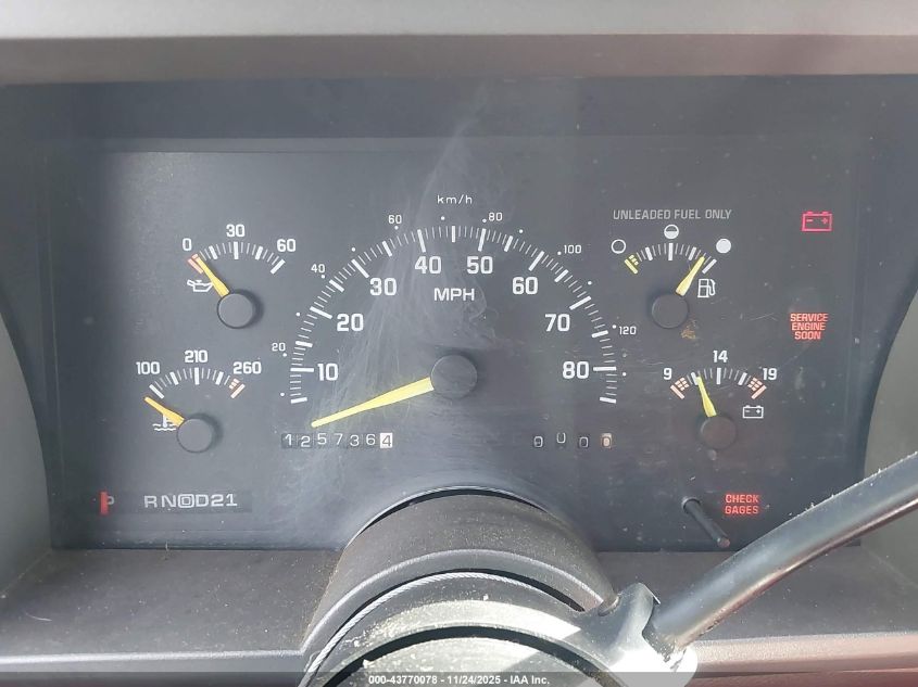 1993 GMC Sierra C1500 VIN: 1GTEC14Z0PE506341 Lot: 43770078