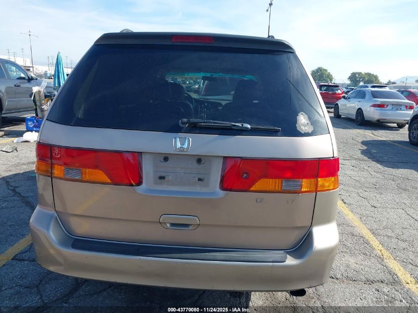 2003 Honda Odyssey Ex-L VIN: 5FNRL18083B104198 Lot: 43770080