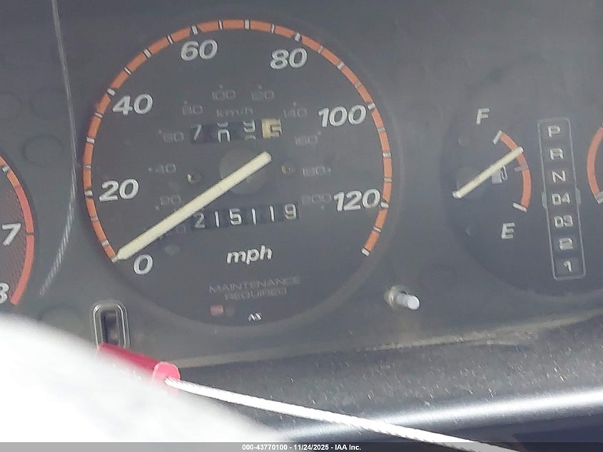 1998 Honda Cr-V Lx VIN: JHLRD2848W001714 Lot: 43770100