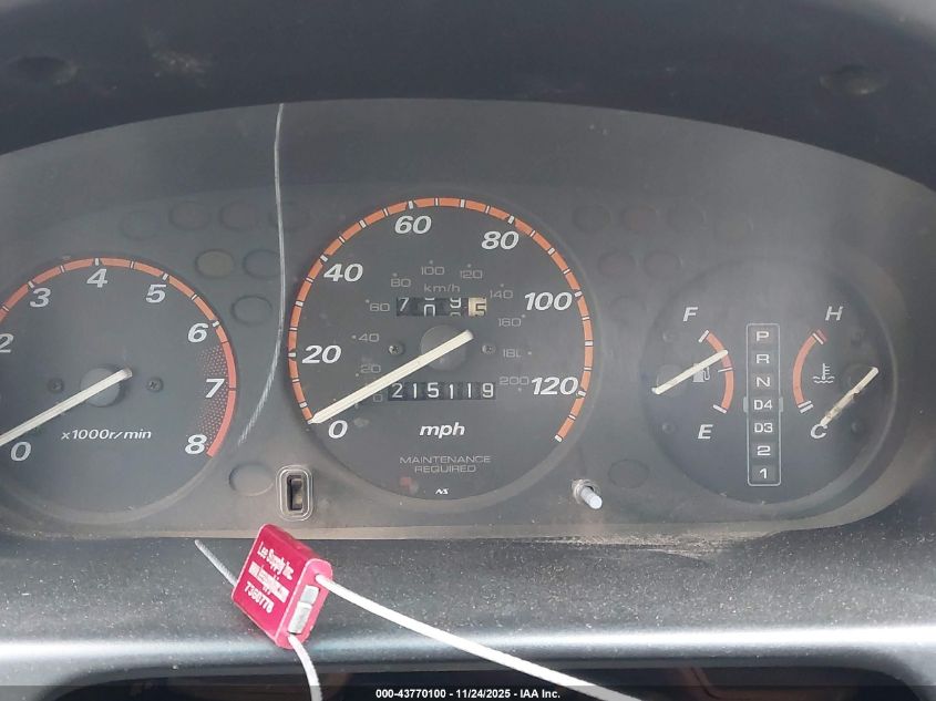 1998 Honda Cr-V Lx VIN: JHLRD2848W001714 Lot: 43770100