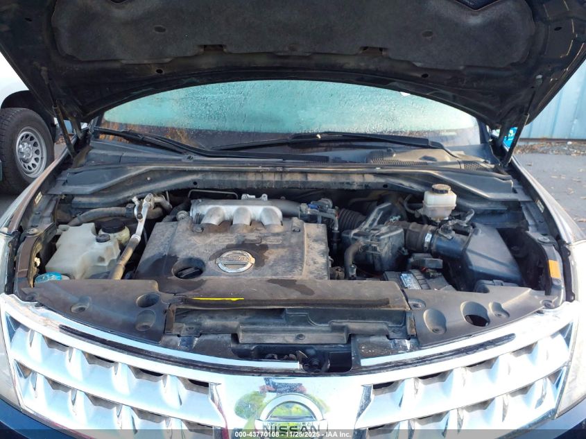 2007 Nissan Murano Sl VIN: JN8AZ08W17W656299 Lot: 43770108