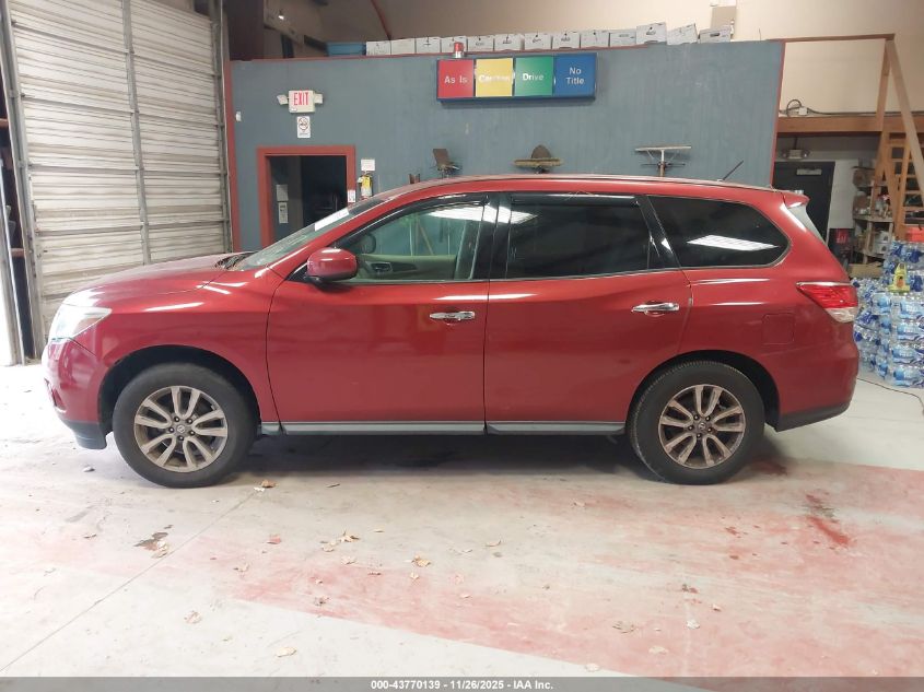 2014 Nissan Pathfinder S VIN: 5N1AR2MM9EC618647 Lot: 43770139