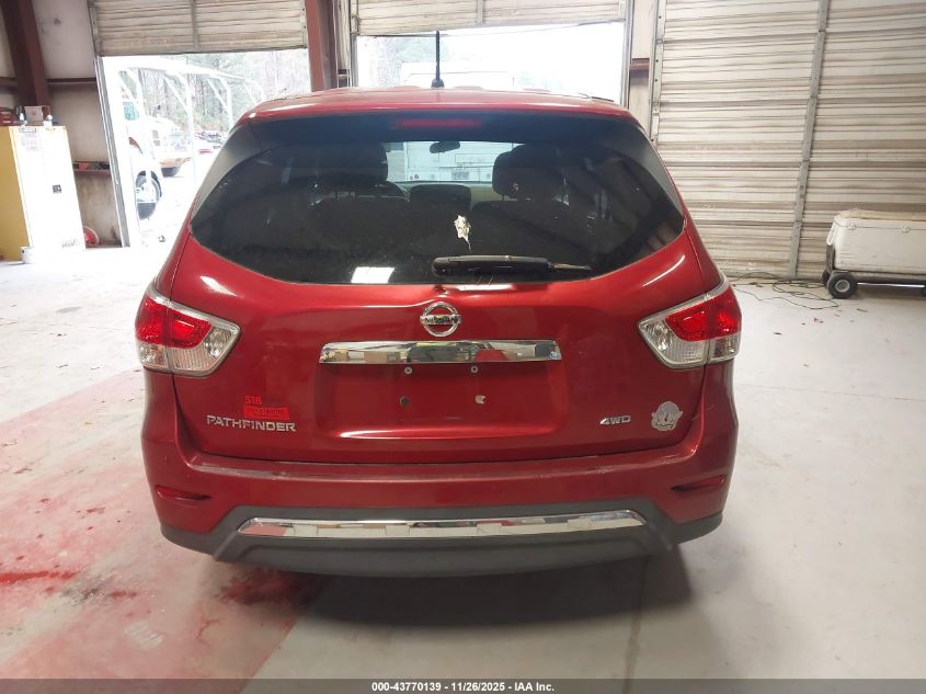 2014 Nissan Pathfinder S VIN: 5N1AR2MM9EC618647 Lot: 43770139