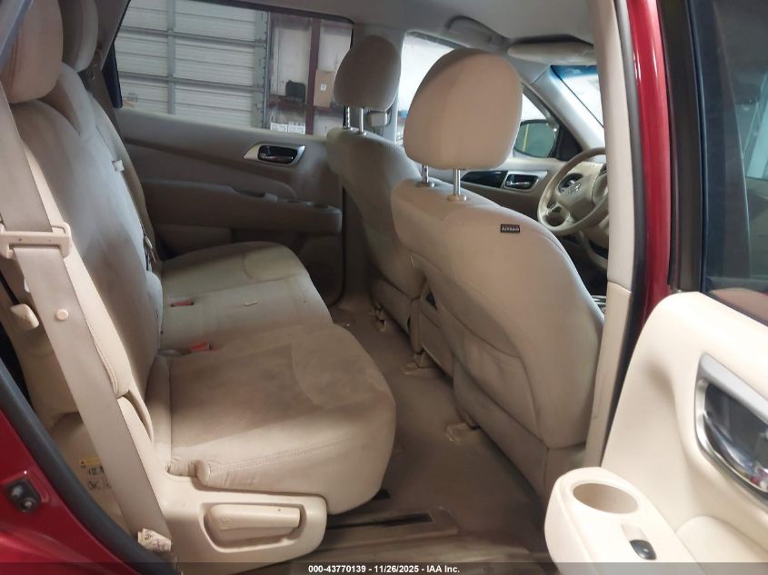 2014 Nissan Pathfinder S VIN: 5N1AR2MM9EC618647 Lot: 43770139