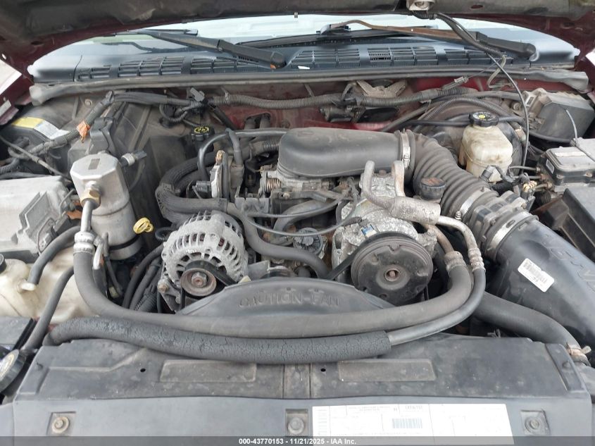 2001 GMC Jimmy Sle VIN: 1GKDT13W812207986 Lot: 43770153