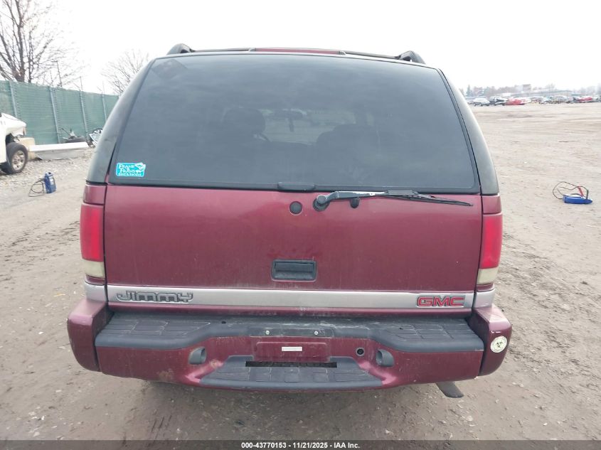 2001 GMC Jimmy Sle VIN: 1GKDT13W812207986 Lot: 43770153