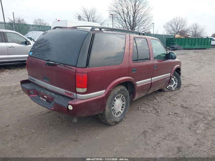 1GKDT13W812207986 2001 GMC JIMMY photo no. 4