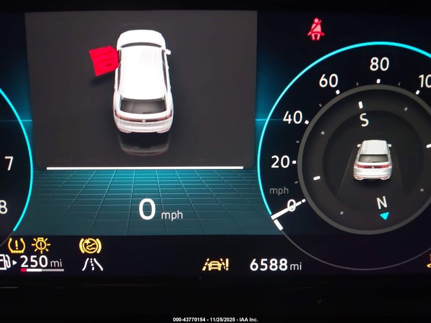 2025 Volkswagen Atlas Cross Sport 2.0T Se VIN: 1V2LE2CA1SC221959 Lot: 43770154