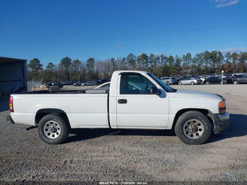 2007 GMC Sierra 1500 Classic Work Truck VIN: 3GTEC14X37G200502 Lot: 43770178