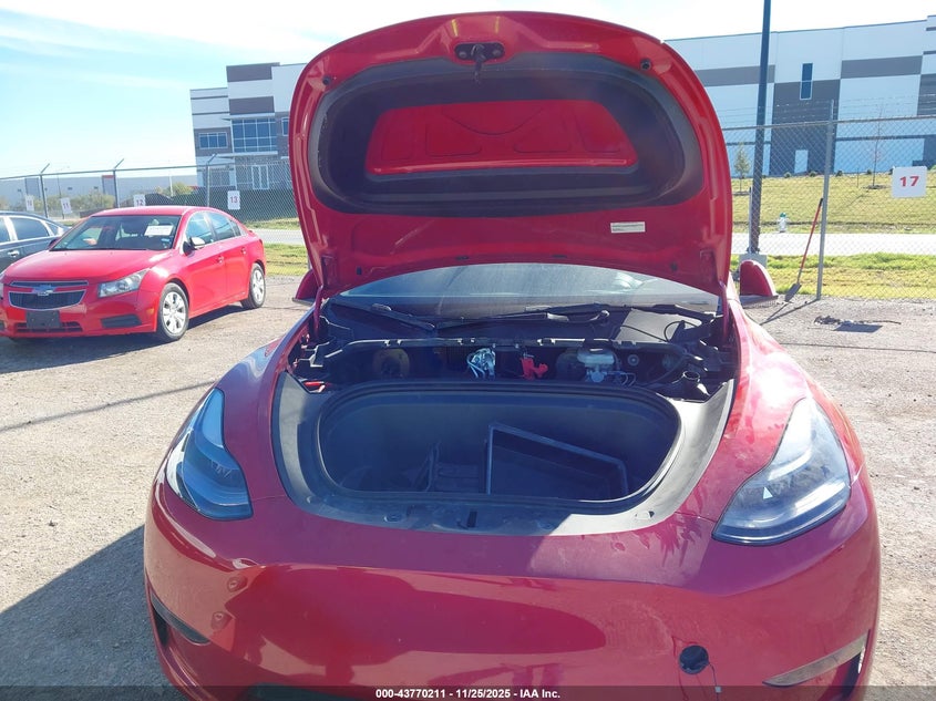 2023 Tesla Model Y Performance Dual Motor All-Wheel Drive VIN: 7SAYGDEF4PF777542 Lot: 43770211