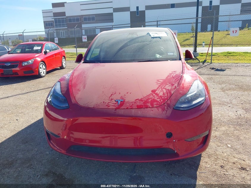 2023 Tesla Model Y Performance Dual Motor All-Wheel Drive VIN: 7SAYGDEF4PF777542 Lot: 43770211