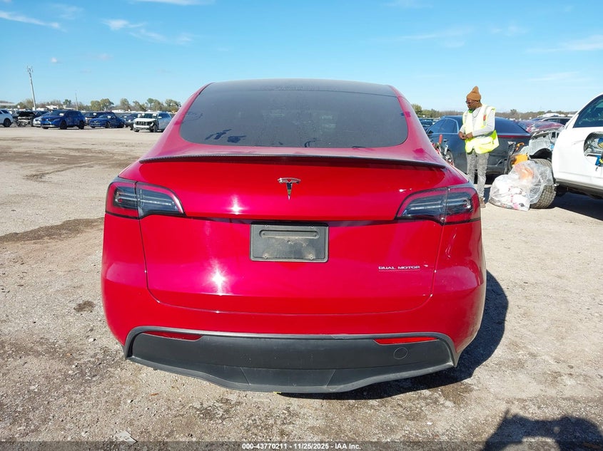 2023 Tesla Model Y Performance Dual Motor All-Wheel Drive VIN: 7SAYGDEF4PF777542 Lot: 43770211