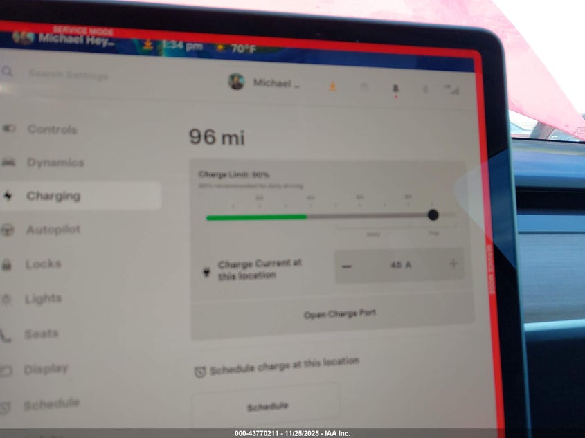 2023 Tesla Model Y Performance Dual Motor All-Wheel Drive VIN: 7SAYGDEF4PF777542 Lot: 43770211