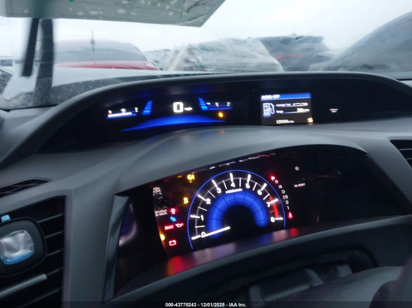 2012 Honda Civic Lx VIN: 2HGFB2F51CH600563 Lot: 43770243