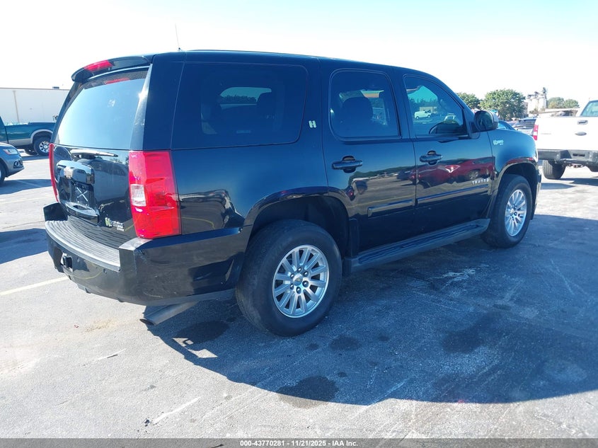 1GNFK13549R103326 2009 CHEVROLET TAHOE photo no. 4
