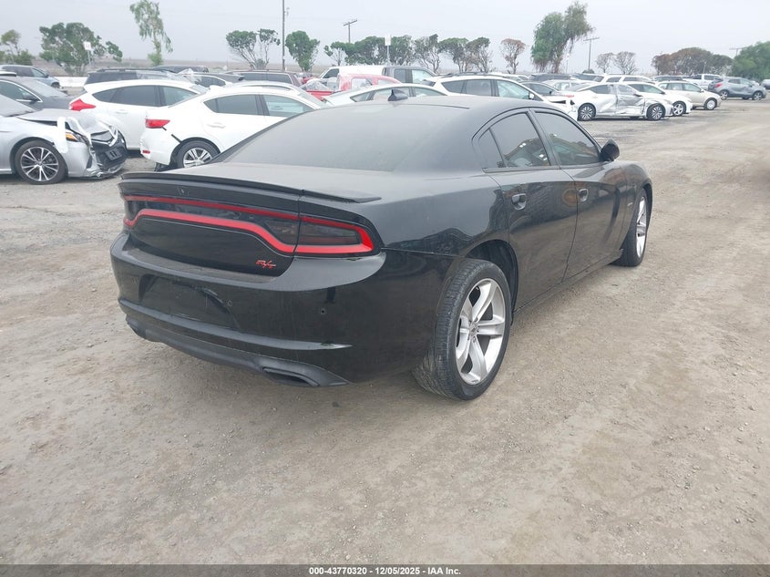 Vin: 2c3cdxct9jh134281, lot: 44265745, dodge charger r/t rwd 20184