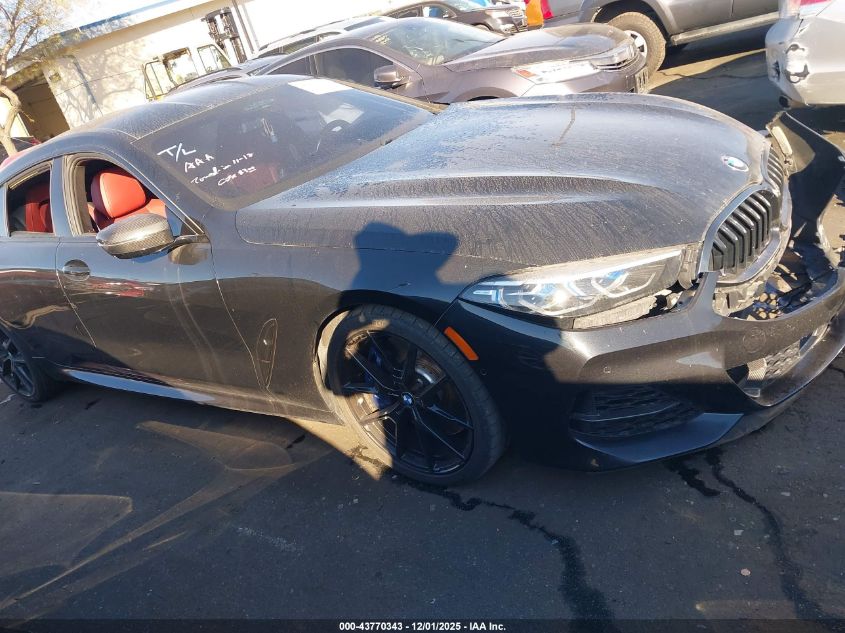 2020 BMW M850I Gtan Coupe xDrive VIN: WBAGV8C03LCD97829 Lot: 43770343