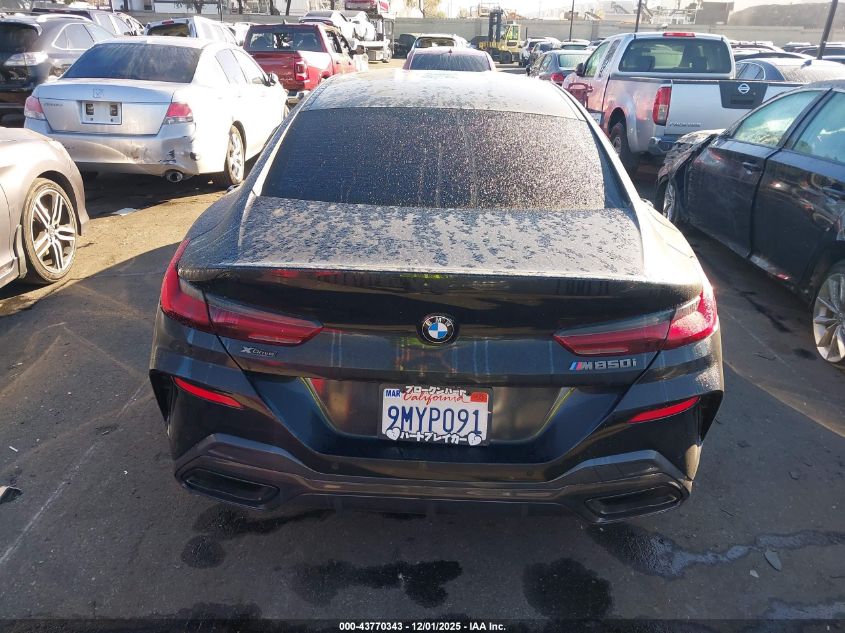 2020 BMW M850I Gtan Coupe xDrive VIN: WBAGV8C03LCD97829 Lot: 43770343