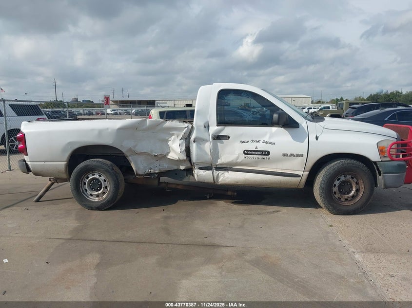 2008 Dodge Ram 1500 St/Sxt VIN: 1D7HA16N48J117262 Lot: 43770387