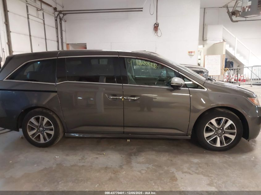 2014 Honda Odyssey Touring/Touring Elite VIN: 5FNRL5H99EB131418 Lot: 43770401