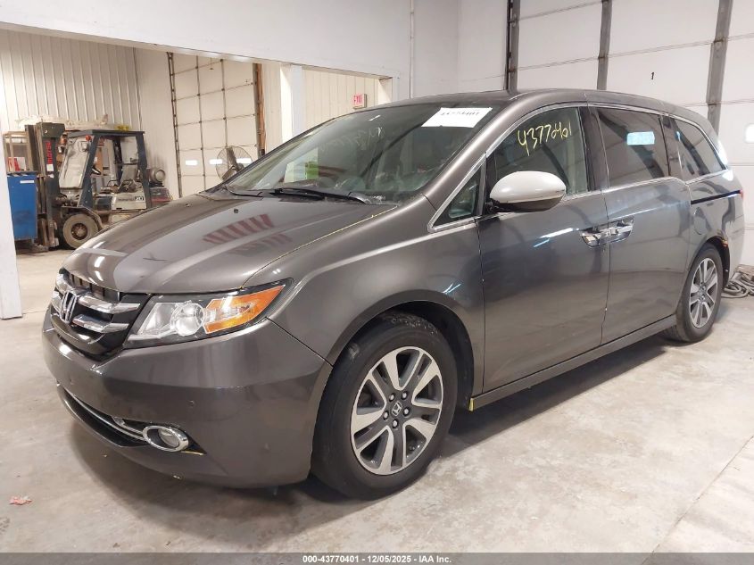 2014 Honda Odyssey Touring/Touring Elite VIN: 5FNRL5H99EB131418 Lot: 43770401