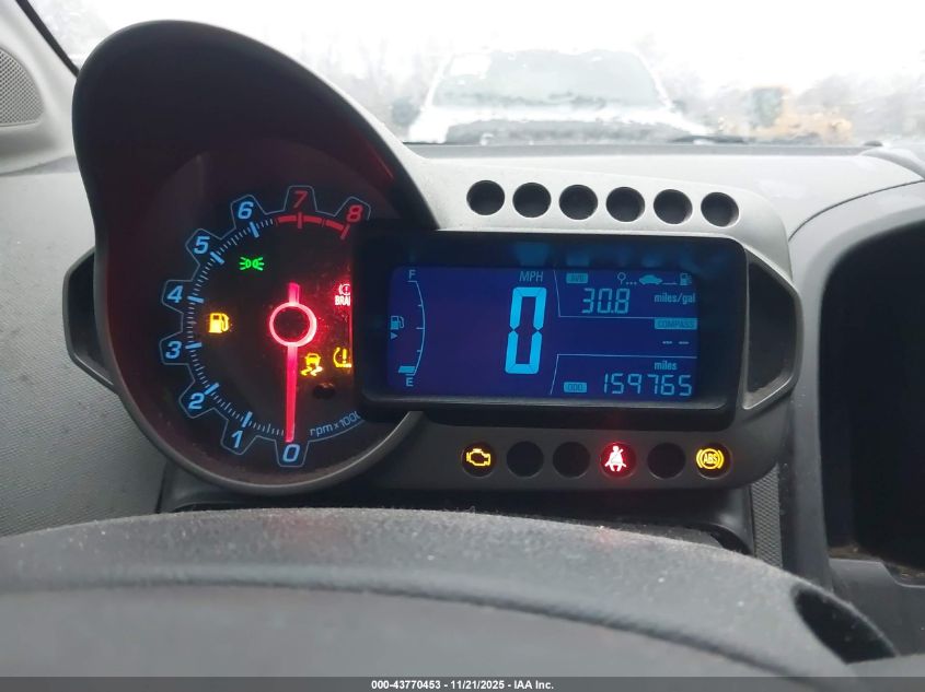 2013 Chevrolet Sonic Ls Manual VIN: 1G1JB5SH1D4185648 Lot: 43770453