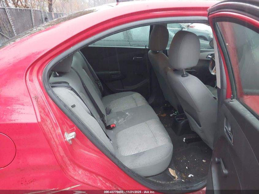 2013 Chevrolet Sonic Ls Manual VIN: 1G1JB5SH1D4185648 Lot: 43770453