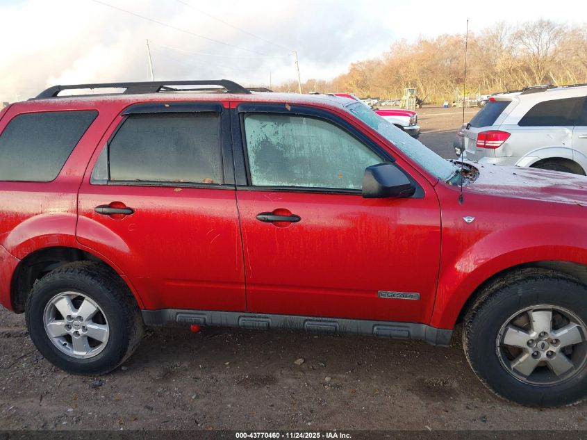 2008 Ford Escape Xlt VIN: 1FMCU03128KB41914 Lot: 43770460