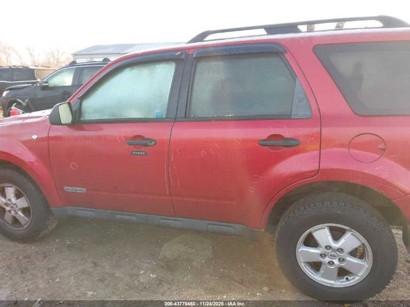 2008 Ford Escape Xlt VIN: 1FMCU03128KB41914 Lot: 43770460