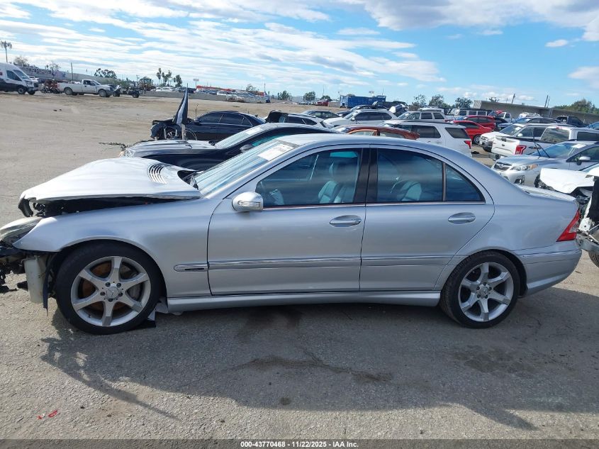 2007 Mercedes-Benz C 230 Sport VIN: WDBRF52H37A952628 Lot: 43770468