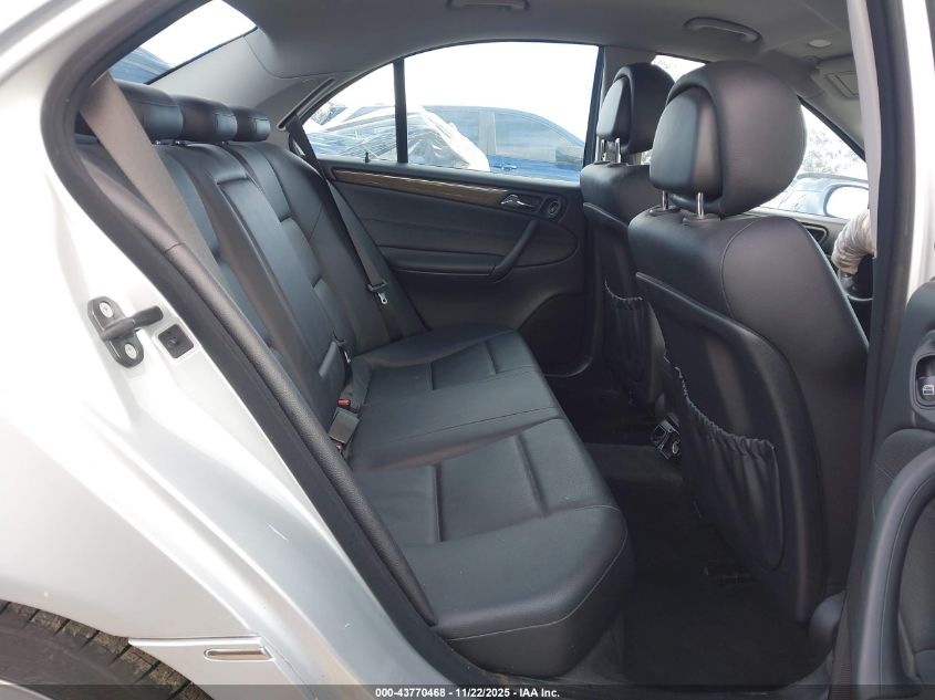 2007 Mercedes-Benz C 230 Sport VIN: WDBRF52H37A952628 Lot: 43770468