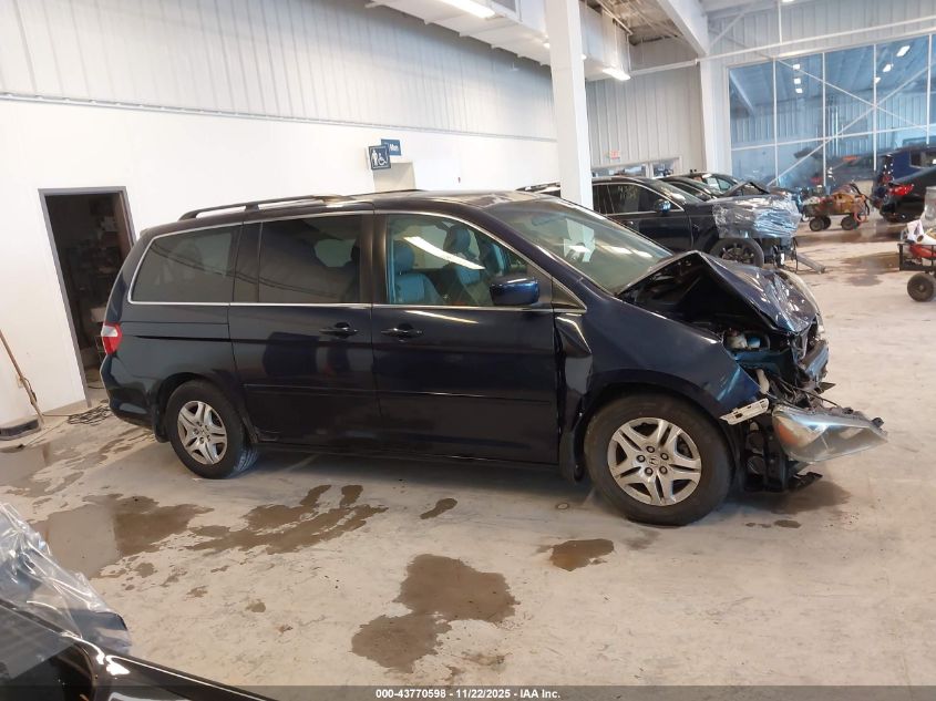 2007 Honda Odyssey Ex-L VIN: 5FNRL38617B131684 Lot: 43770598