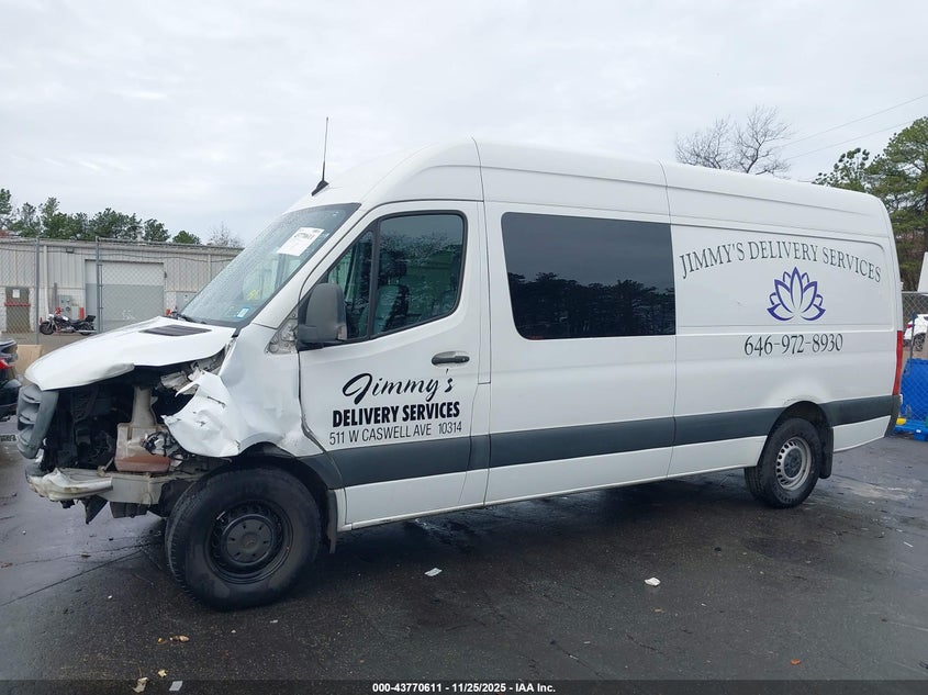 2021 Mercedes-Benz Sprinter 2500 High Roof I4 Diesel VIN: W1W4DCHY4MT054914 Lot: 43770611