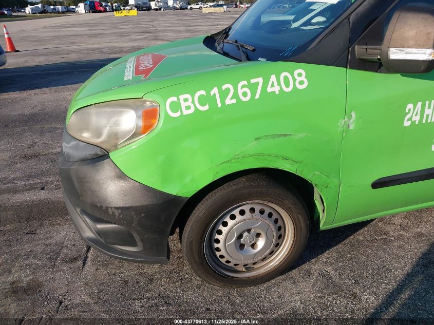 2016 Ram Promaster City Tradesman VIN: ZFBERFATXG6B83735 Lot: 43770613