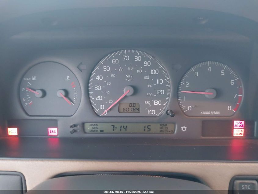 2002 Volvo C70 Lt VIN: YV1NC56D32J026992 Lot: 43770616