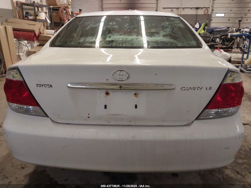 2005 Toyota Camry Le VIN: 4T1BE32K95U406610 Lot: 43770625