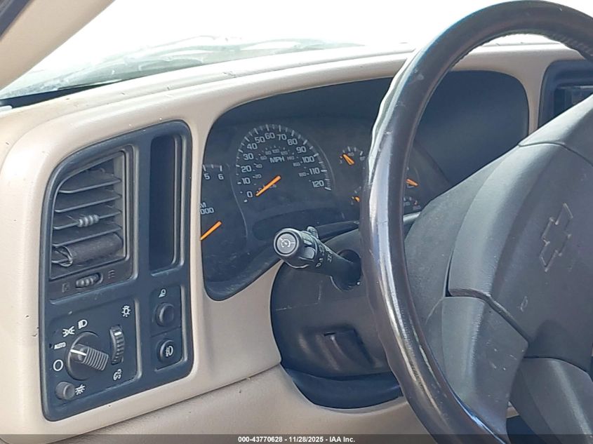 2003 Chevrolet Avalanche 1500 VIN: 3GNEC13T53G185808 Lot: 43770628